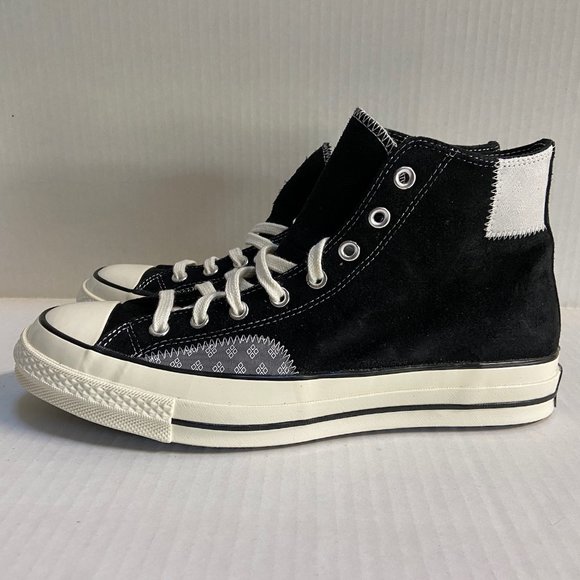 Converse All Star Chucks 70 Hi Twisted Prep Black Mouse 166855C Men's Size 10 - Picture 1 of 7